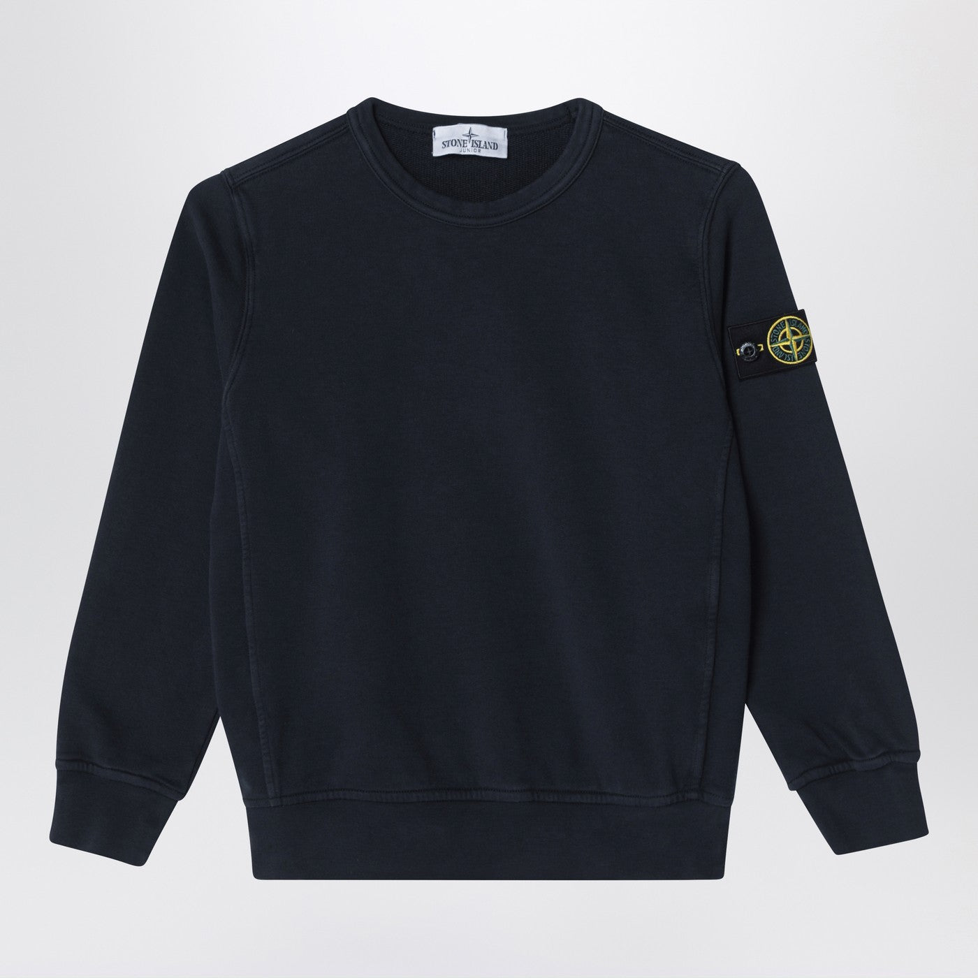 Navy blue cotton crewneck sweatshirt