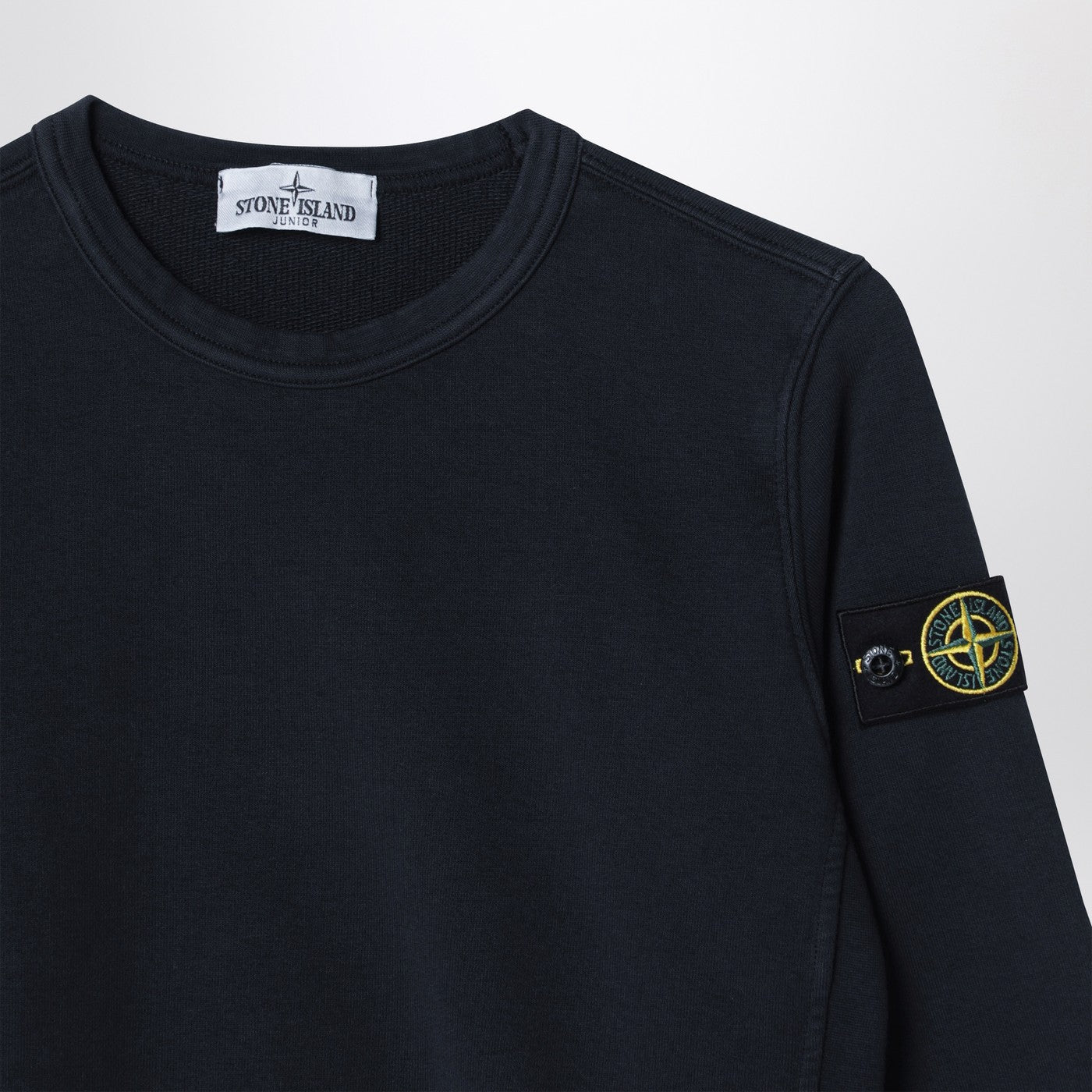 Navy blue cotton crewneck sweatshirt