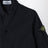Navy blue shirt jacket in cotton