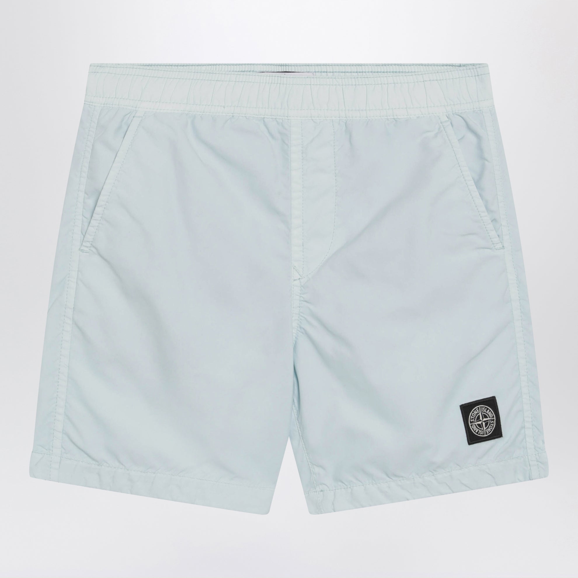 Himmelblaue Badeshorts aus Nylon