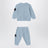 Light blue two-piece set with blanket