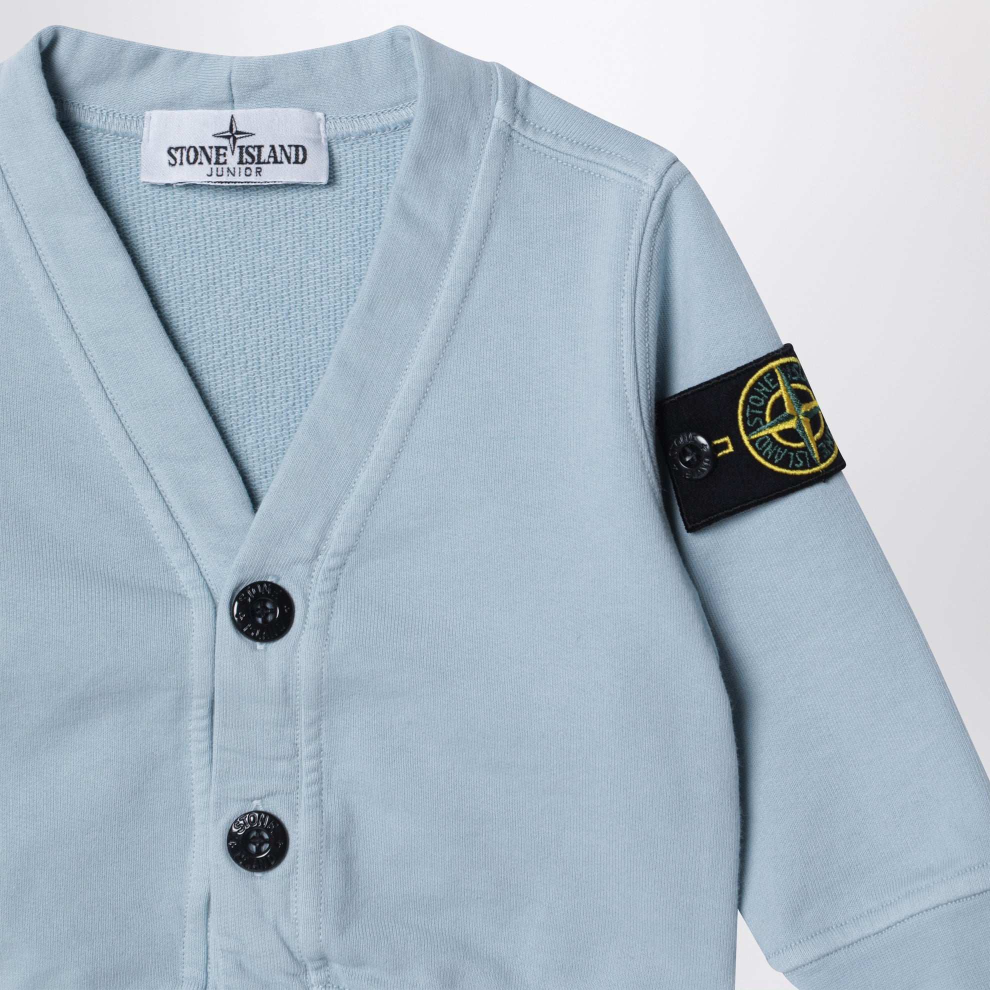 Light blue two-piece set with blanket