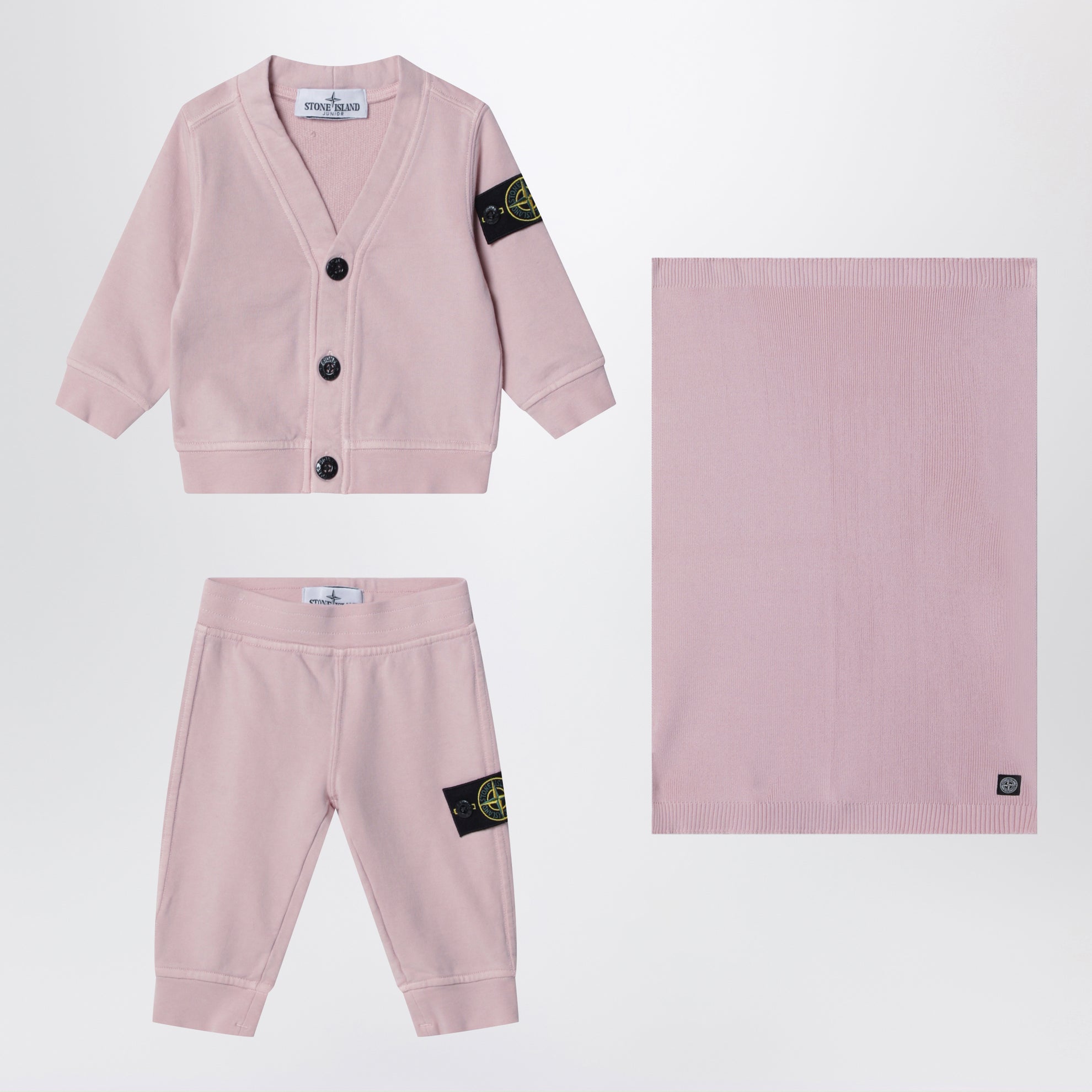 Ensemble deux pièces avec couverture rose