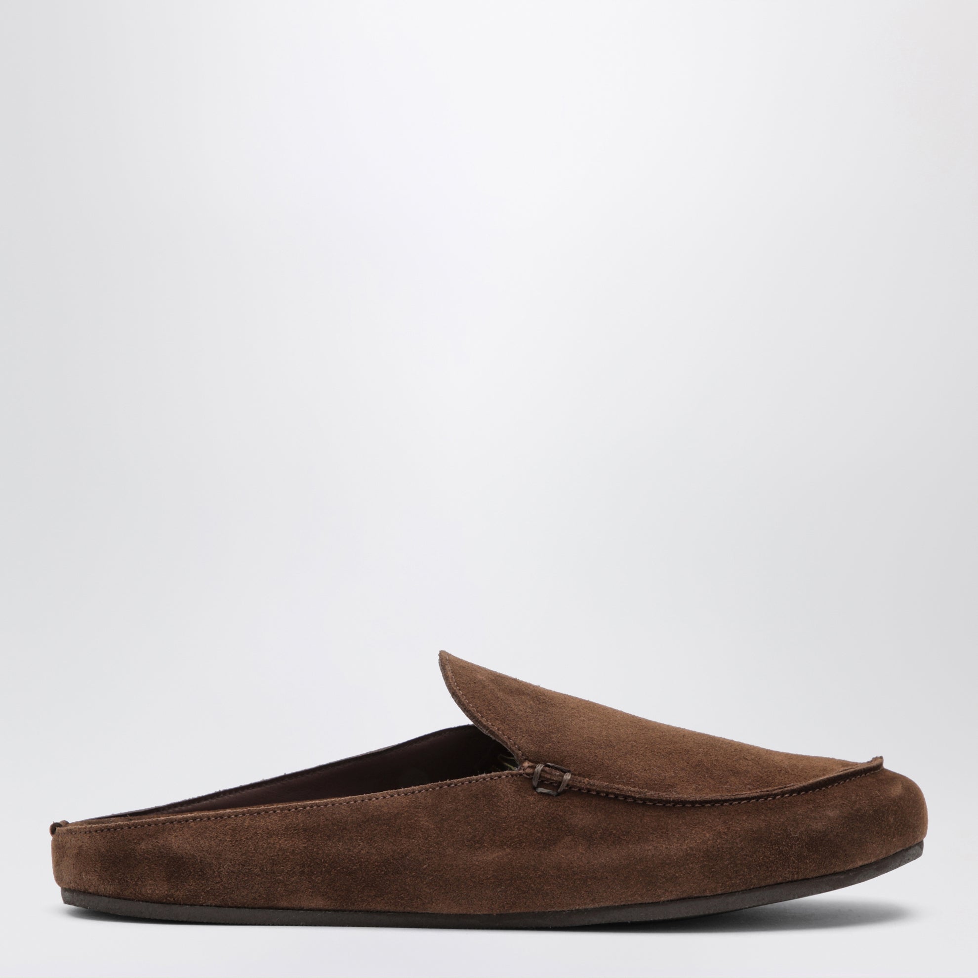 Mules Donnie en cuir suédé marron