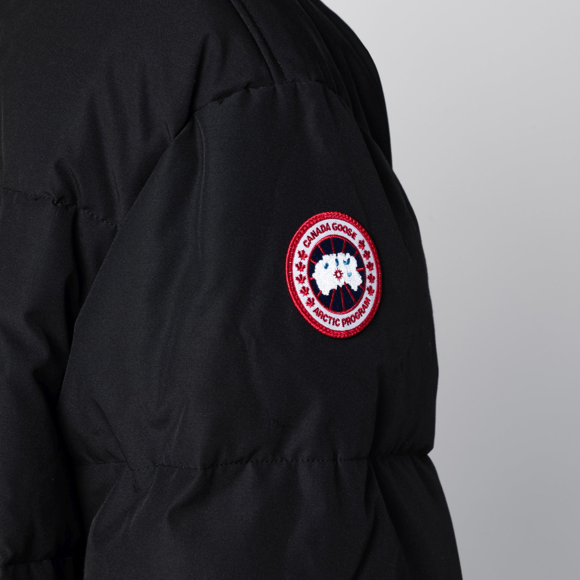 Seymour black hooded parka