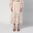 Wylie cream colored midi skirt