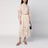 Wylie cream colored midi skirt