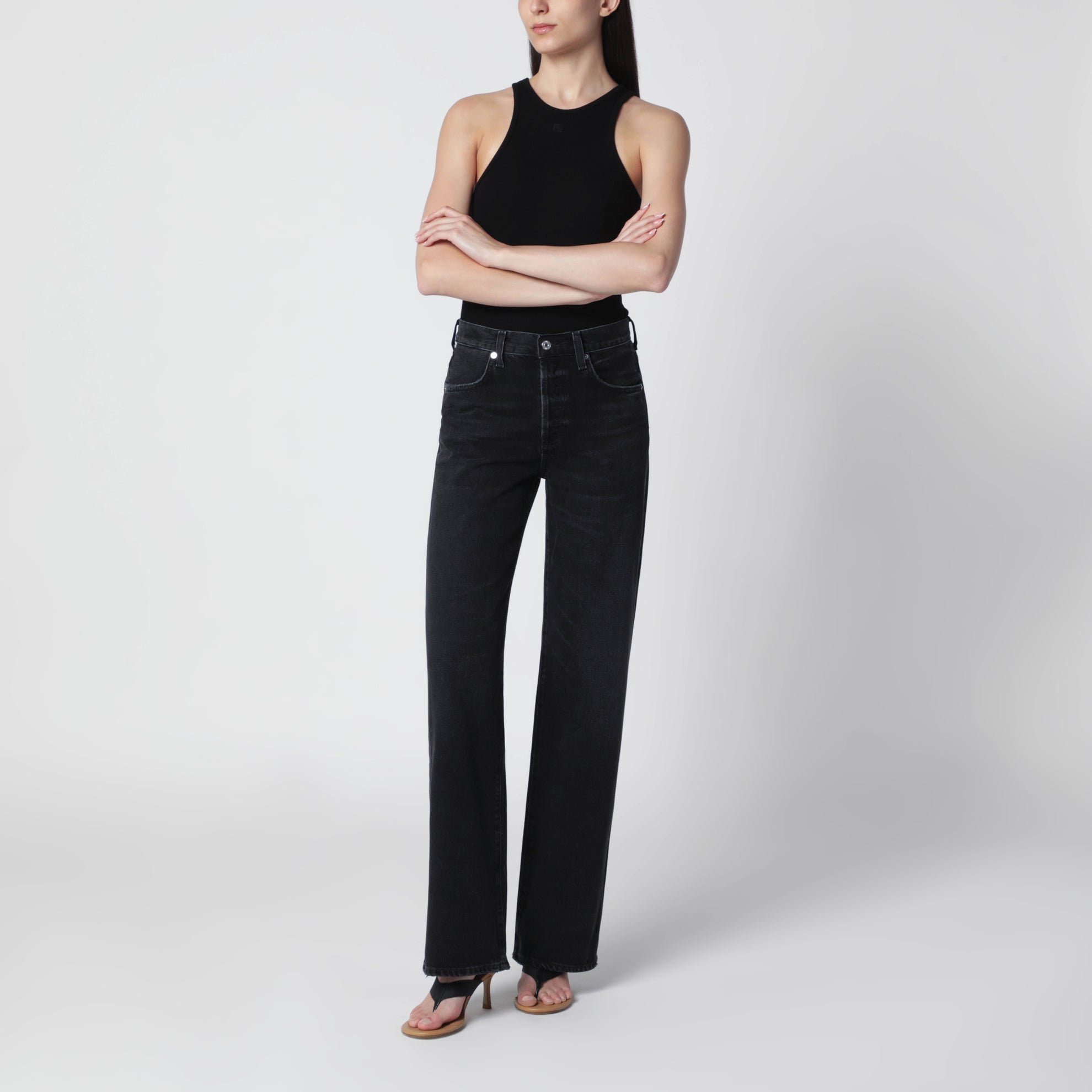 Raine vintage-effect jeans
