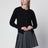 Cardigan Bea in misto cotone e cashmere nero