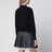 Cardigan Bea in misto cotone e cashmere nero