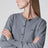 Cardigan Bea in misto cotone e cashmere grigio