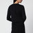 Schwarze Strickjacke mit Orb-Logo