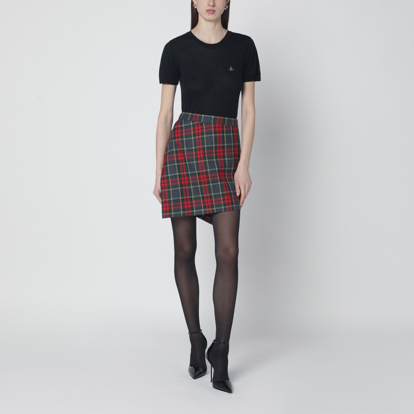 Black Bea wool and silk top