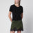 T-shirt Bea en coton et cachemire noir
