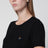 T-shirt Bea in misto cotone e cashmere nera