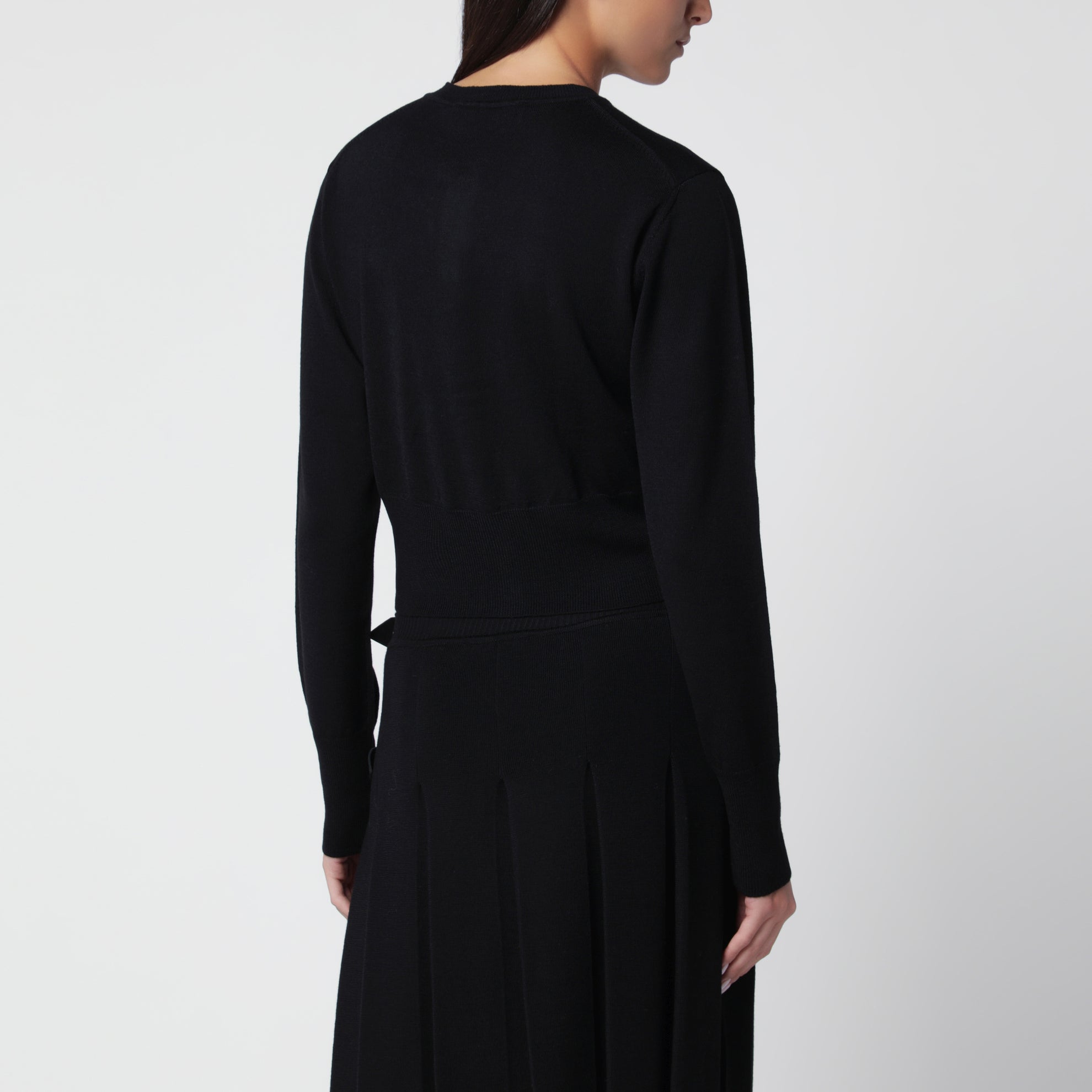 Black Bea cropped cardigan