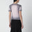 Pink/black dégradé-effect knit top