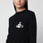 Schwarzer Pullover mit eingearbeitetem Orb-Logo