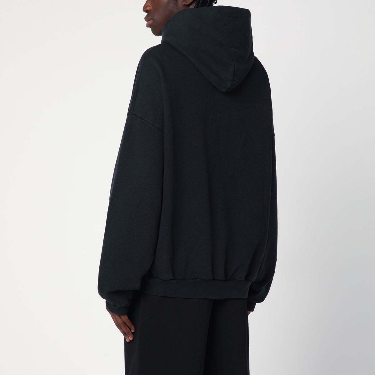 FEAR OF GOD ESSENTIALS Black Homecoming hoodie | TheDoubleF