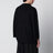Signature 90s-style knit 3/4-sleeve polo in black