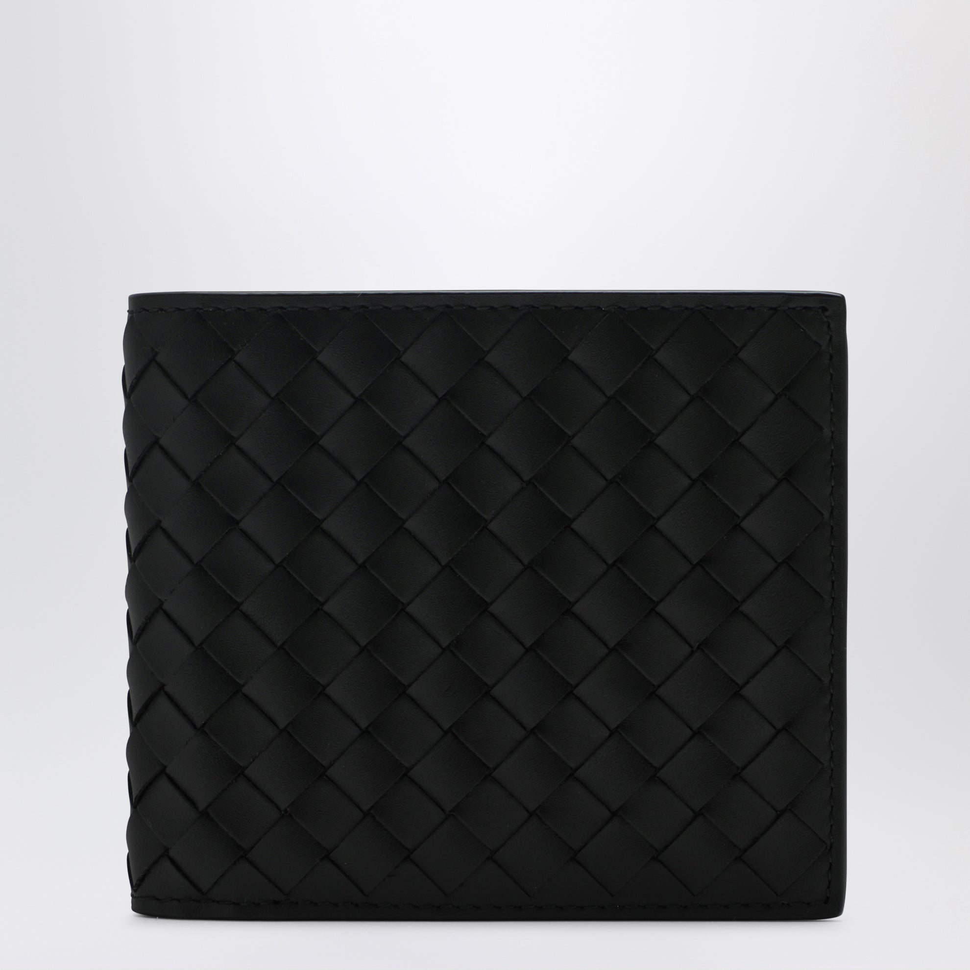 Black Intrecciato wallet