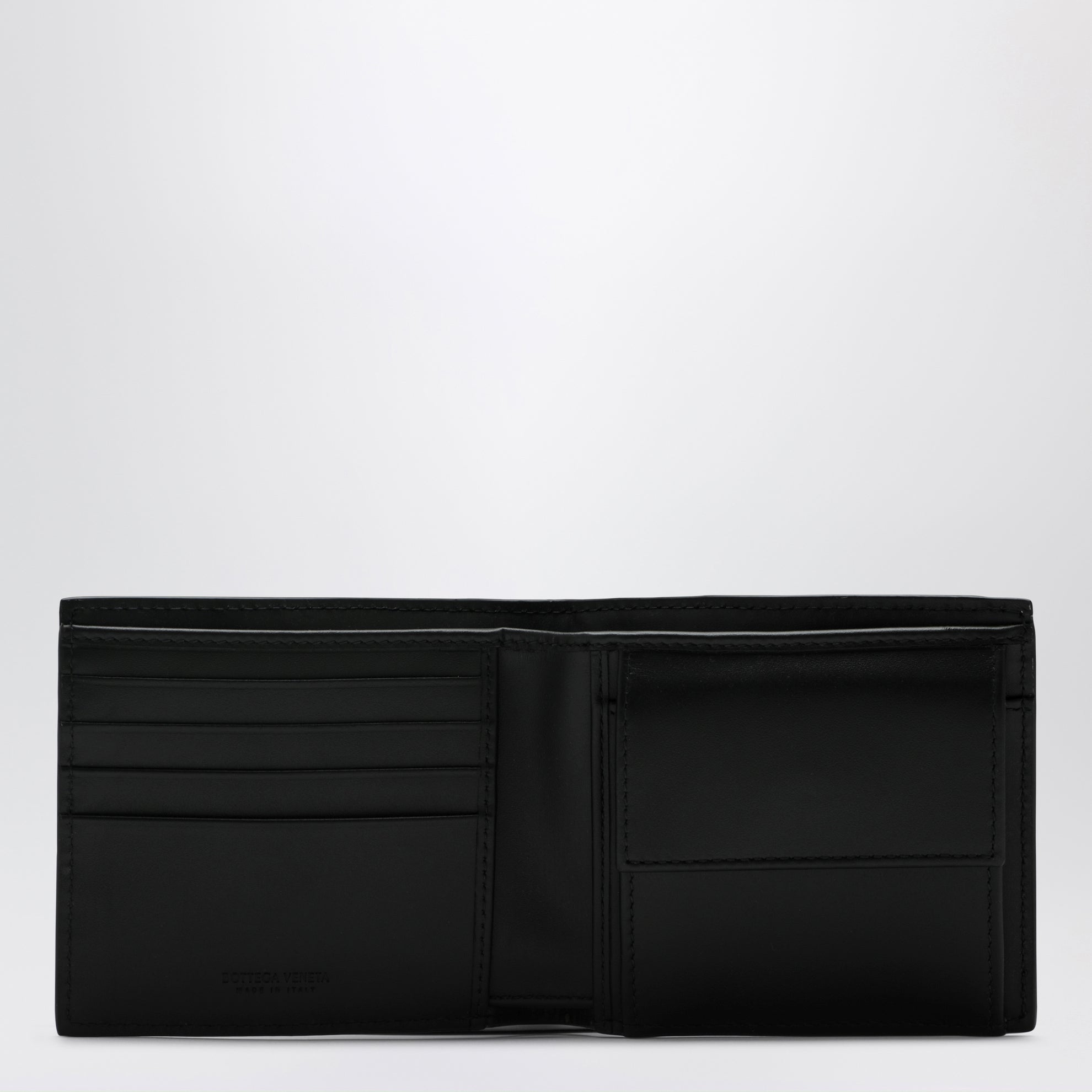 Black Intrecciato wallet