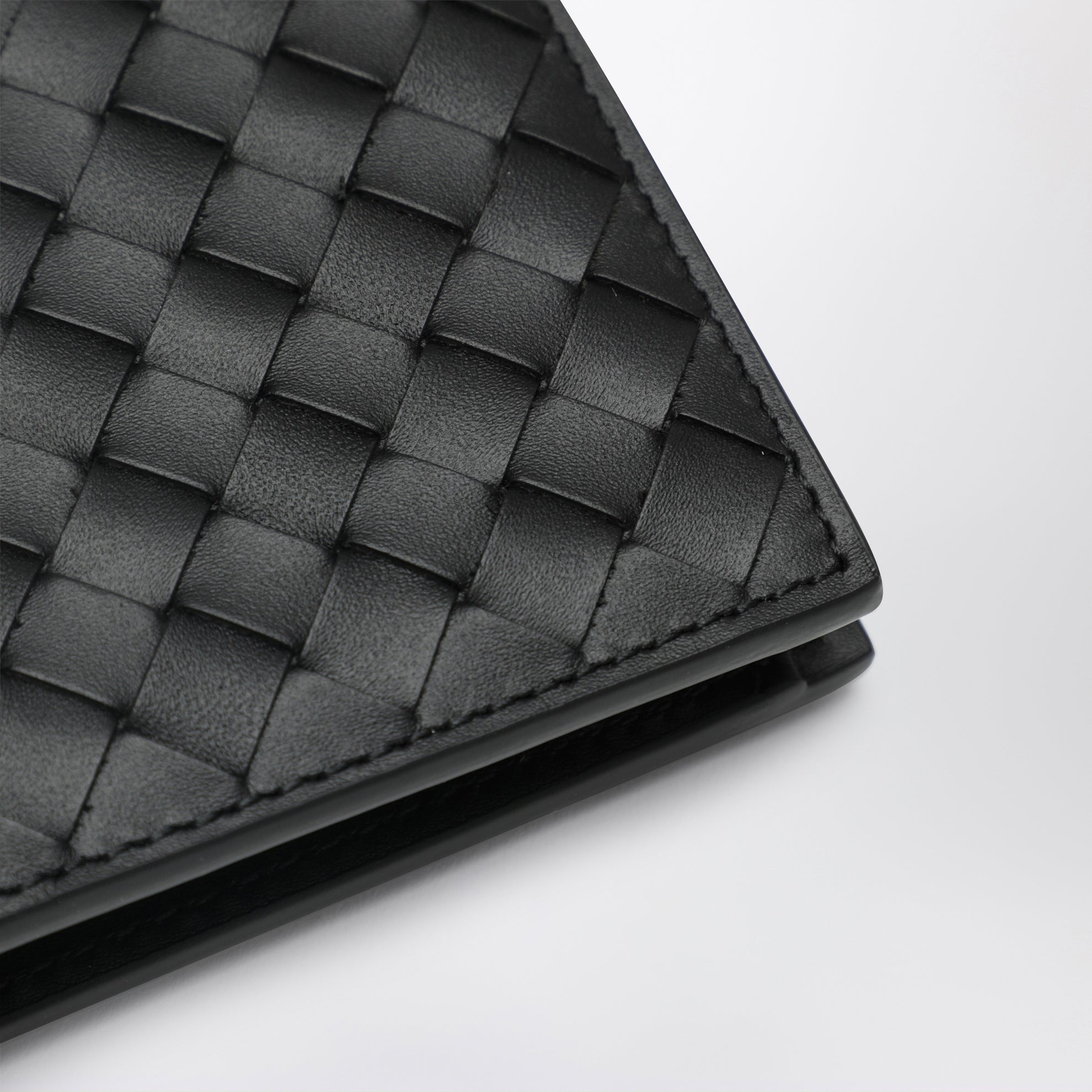 Black Intrecciato wallet