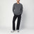 Grey wool-blend sweater