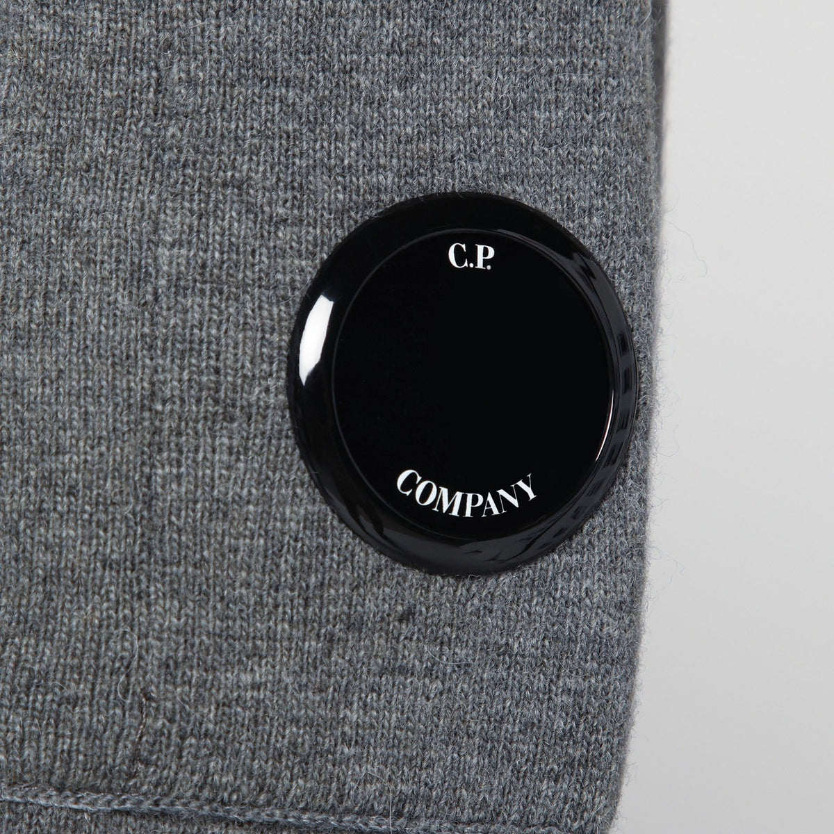 Grey wool-blend sweater