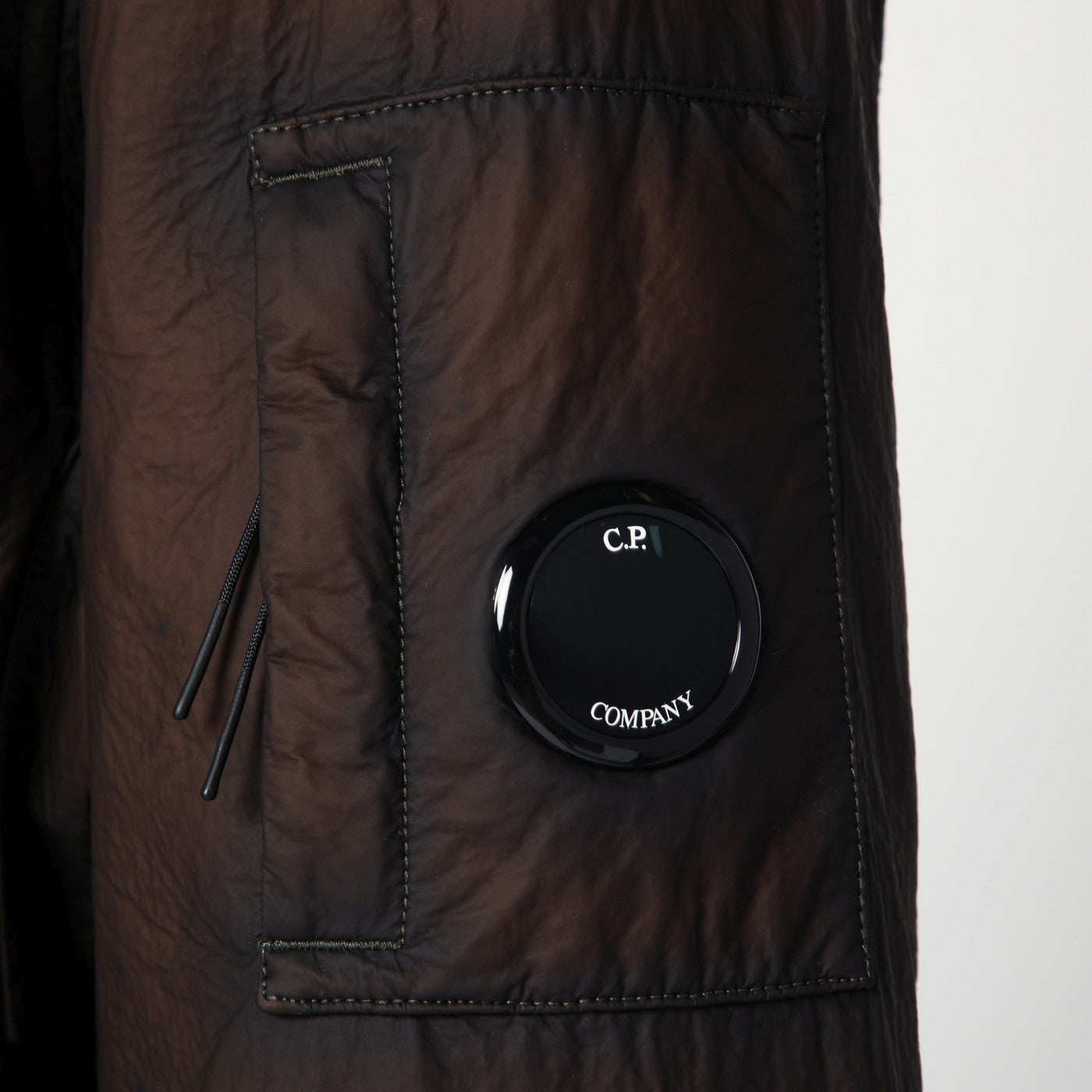 Faded brown nylon jacket