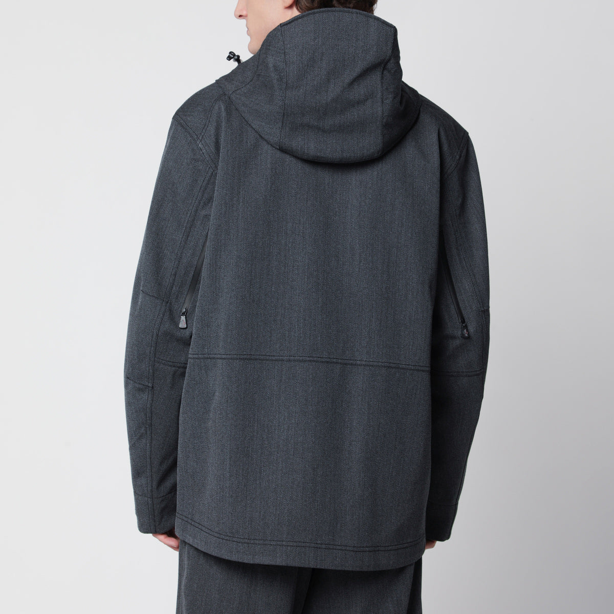 Dark grey Ardiden ski jacket in technical wool