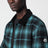 Giacca camicia Ryūha nera e verde in cotone