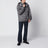 Short Verith down jacket in grey