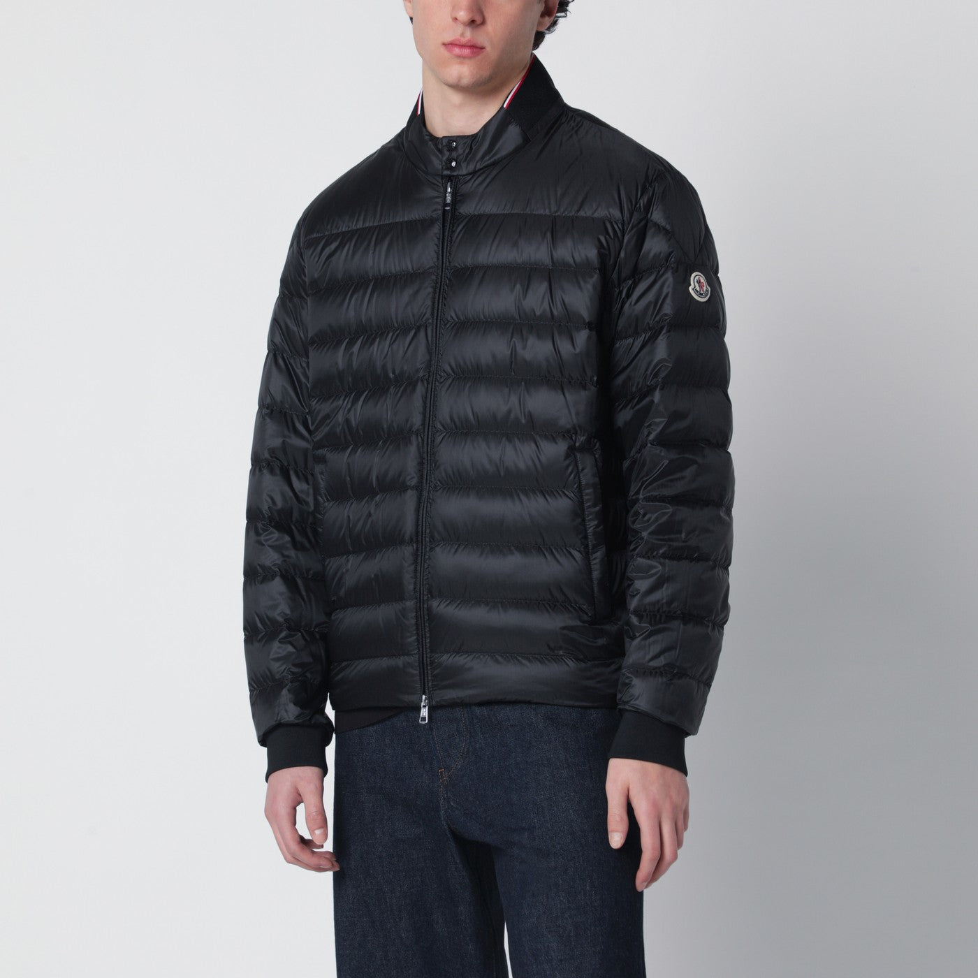 Black short Rigel down jacket