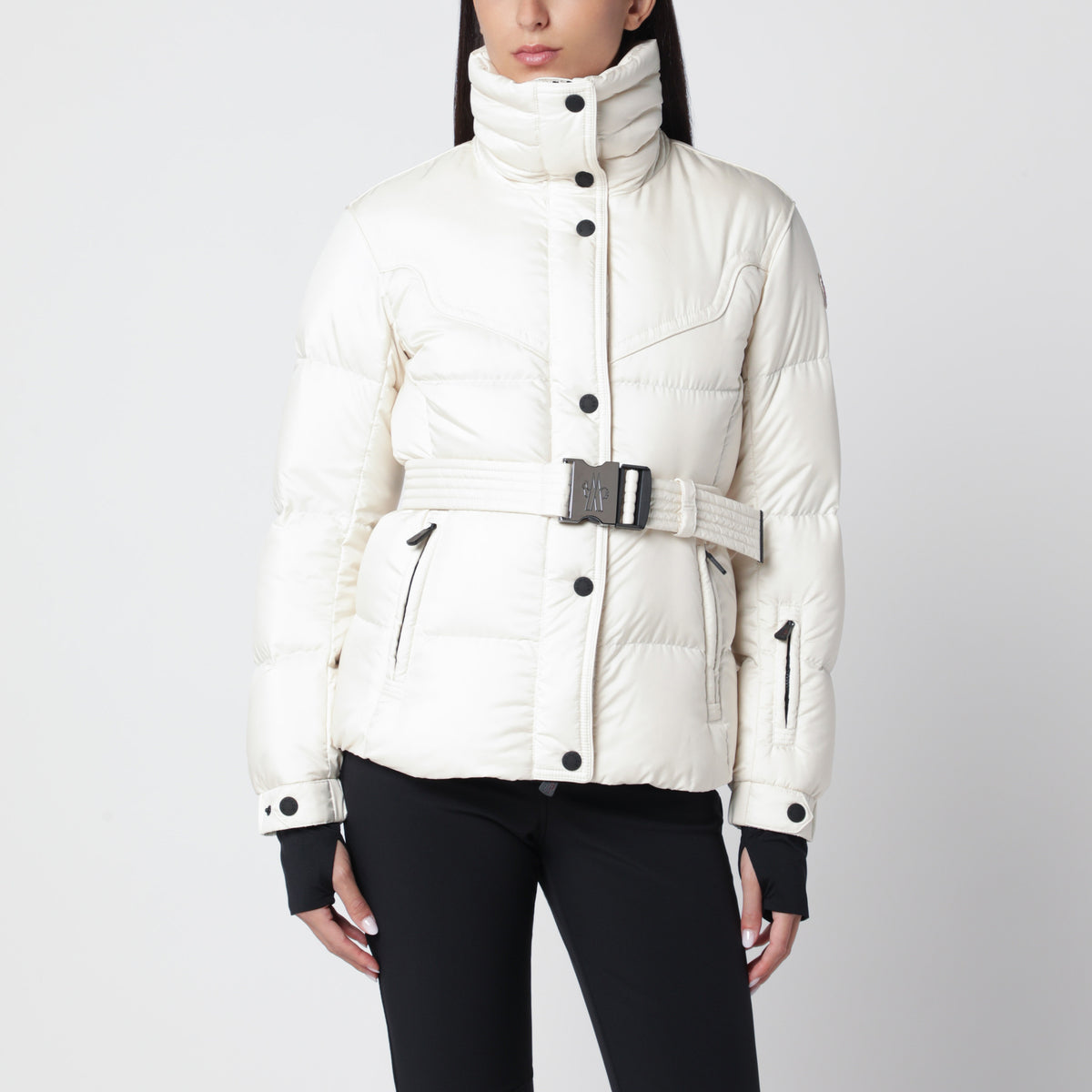 Veste de ski Karshi blanche en polyester