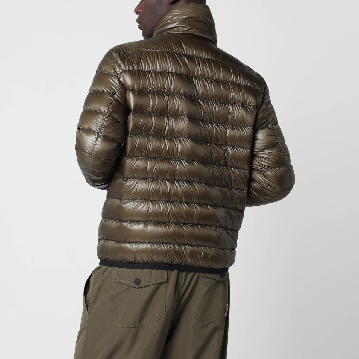 Giacca da sci Hers oliva in ripstop