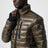 Giacca da sci Hers oliva in ripstop