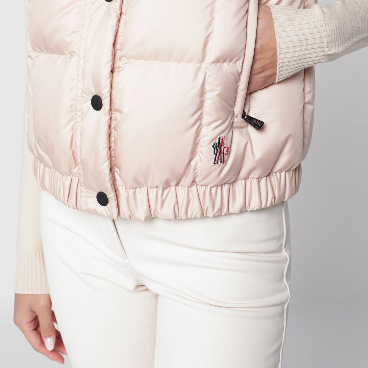 Doucy pink polyester vest