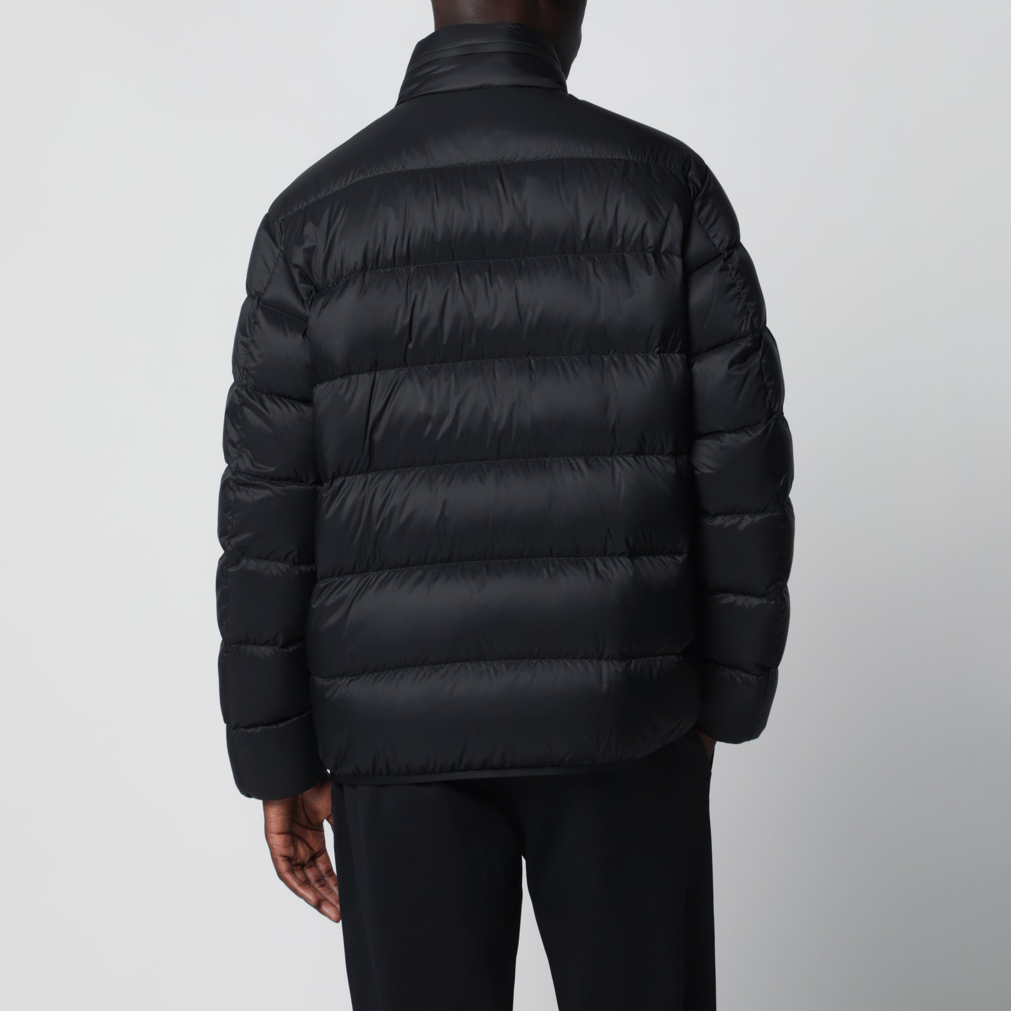 Black Dalalven short down jacket