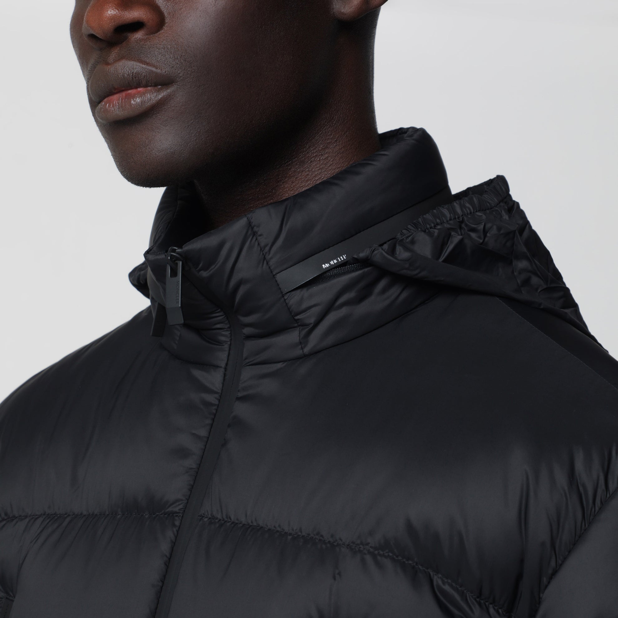 Black Dalalven short down jacket