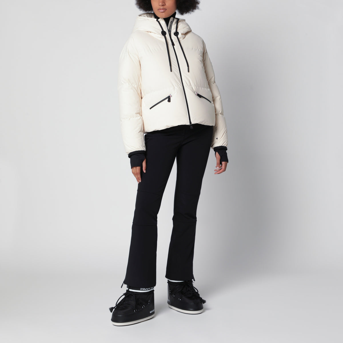 Ivory Allesaz padded ski jacket