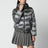 Silver Sensation short down jacket