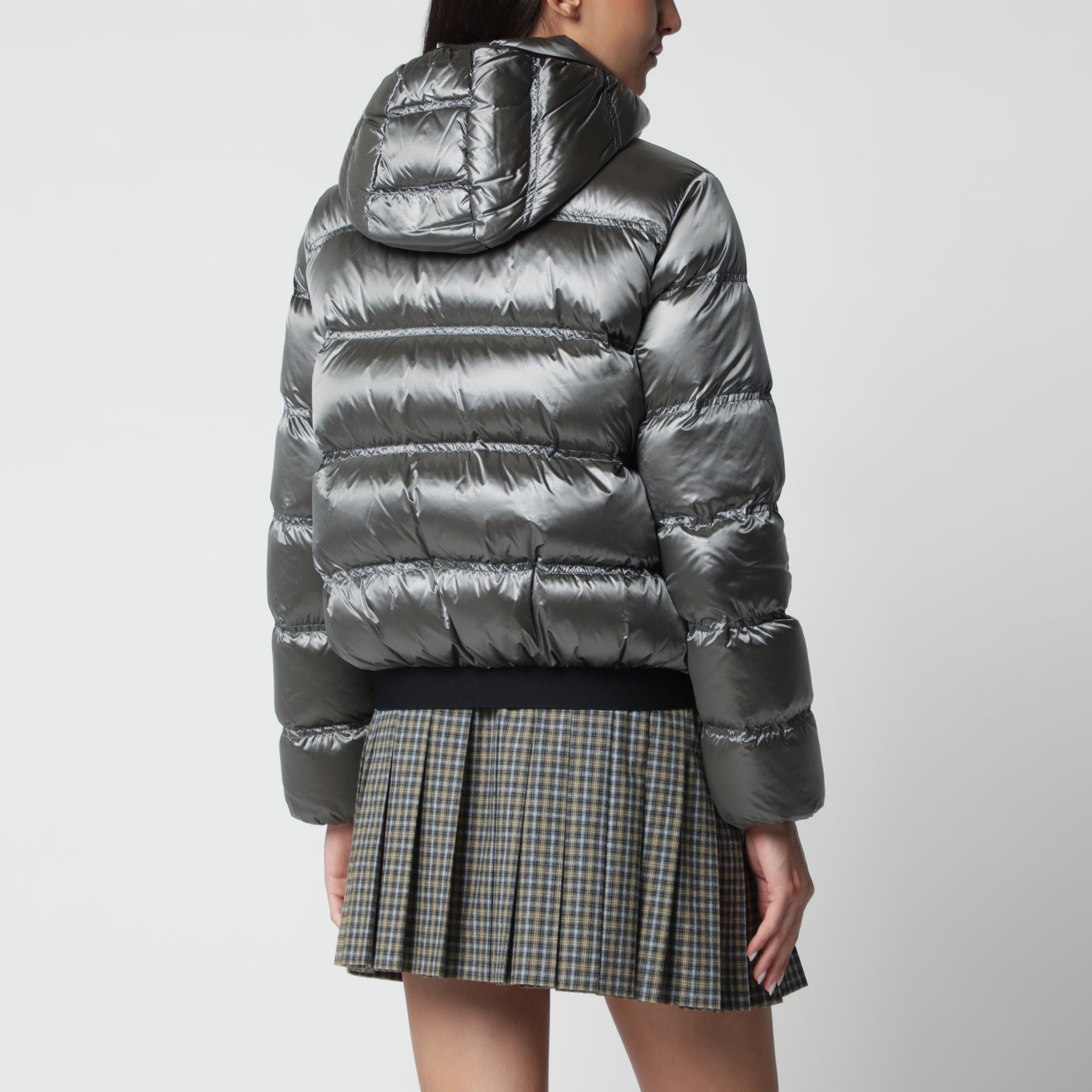 Silver Sensation short down jacket