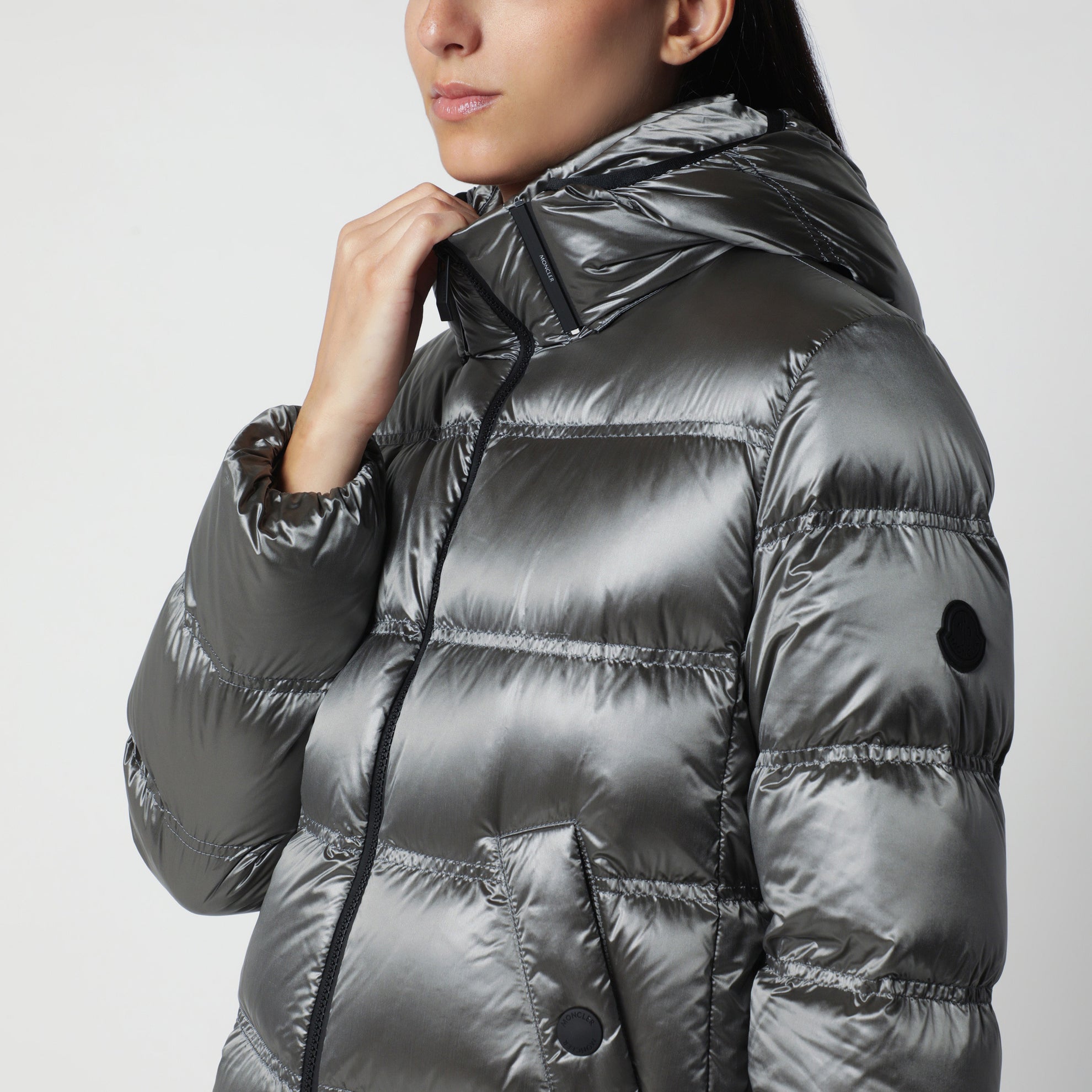 Silver Sensation short down jacket