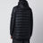 Najan short hooded down jacket black