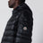 Najan short hooded down jacket black