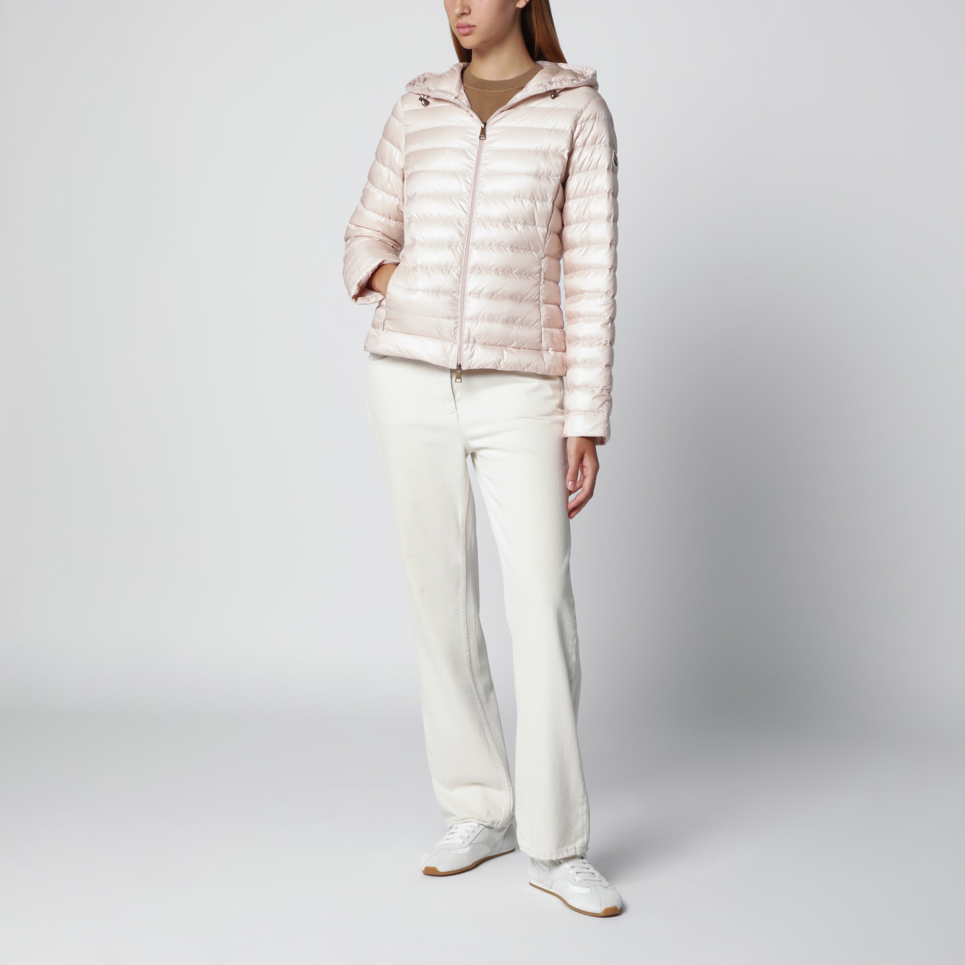 Piumino Igelhood  in longue saison rosa chiaro