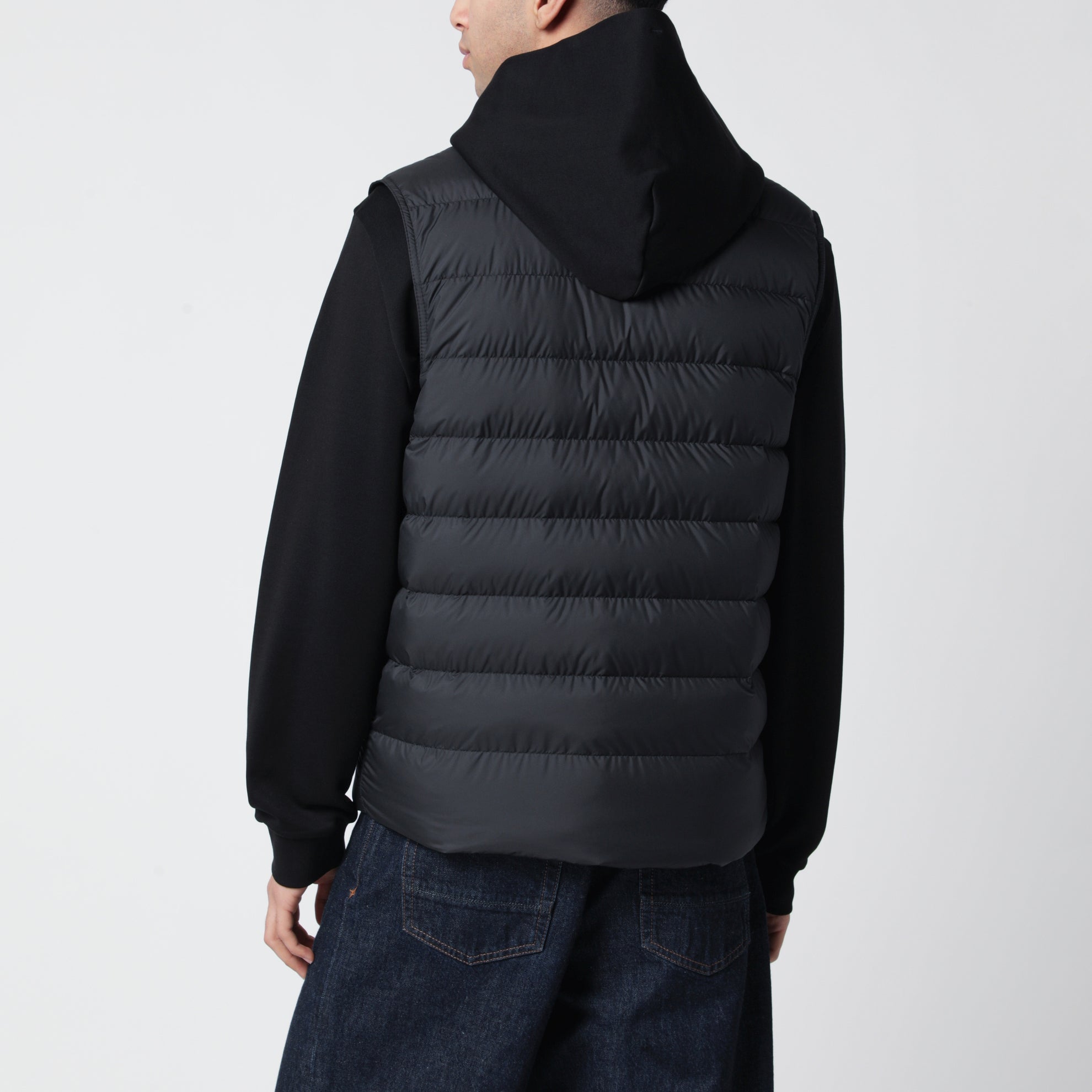 Gilet Lechtal imbottito con zip nero