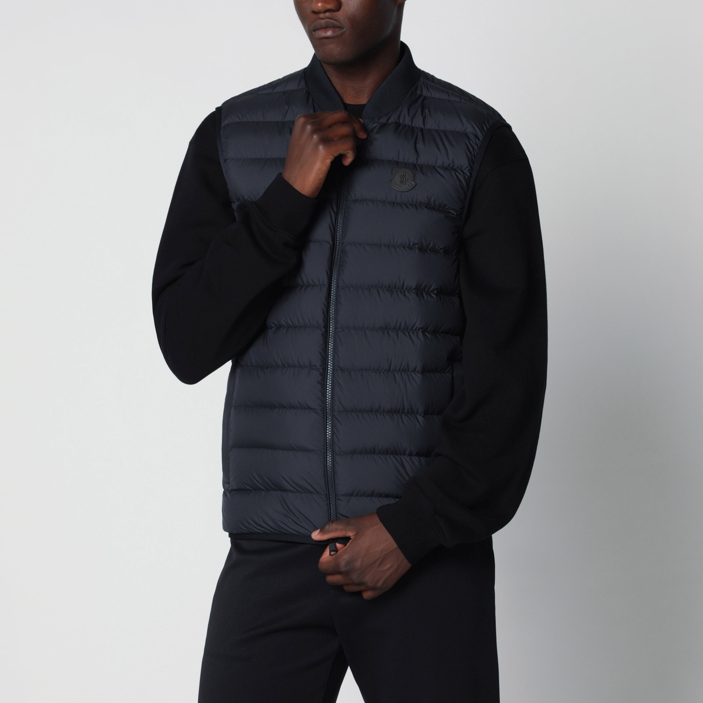 Moncler Blue quilted Froissel waistcoat | TheDoubleF