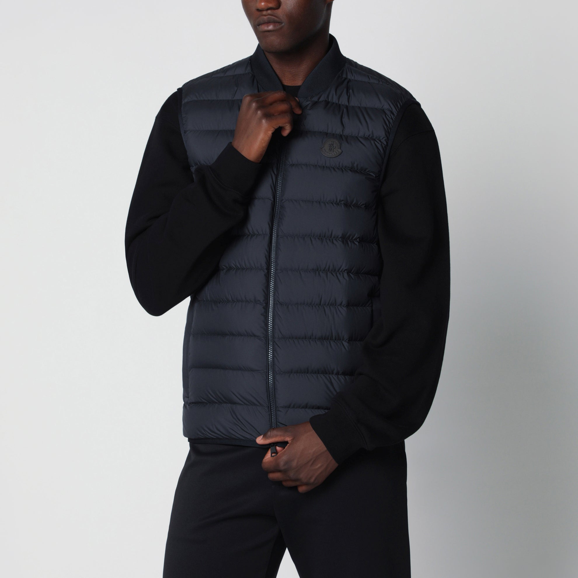 Gilet Froissel trapuntato blu